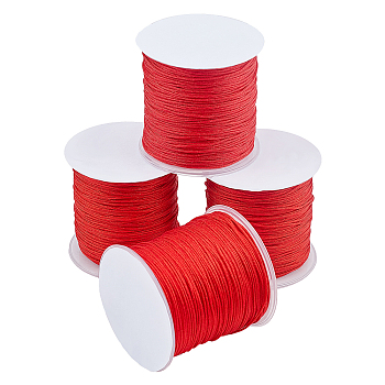 Nylon Threads, Salmon, 1mm, about 109.3yards/roll(100m/roll)