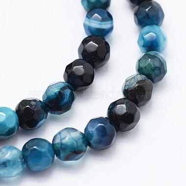 Natural Agate Beads Strands(G-E469-12O)-3
