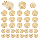 Elite 40Pcs 2 Style 4-Hole Brass Buttons(FIND-PH0006-90)-1