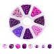 8 Style 6/0 Glass Round Seed Beads(SEED-YW0001-39C)-1