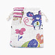 Polycotton(Polyester Cotton) Packing Pouches Drawstring Bags(X-ABAG-T006-A08)-4