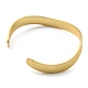 Rack Plating Brass Flat Cuff Bangles(BJEW-D057-01G)-2