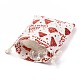 Christmas Theme Cotton Fabric Cloth Bag(ABAG-H104-B06)-3