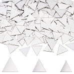 210Pcs 3 Styles Adhesive Acrylic Cabochons Sheets, Mirror Mosaic Pieces, Mosaic Tiles for Arts DIY Crafts, Triangle, 19.5~29.5x19.5~29.5x0.8mm, 70pcs/style(DIY-PH0022-93E)