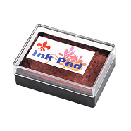 Ink Pad, for Wax Sealing, Scrapbooking, Indian Red, 57x40x19.8mm(DIY-R077-04)