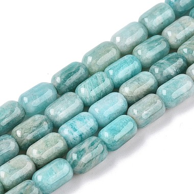 Medium Turquoise Column Amazonite Beads