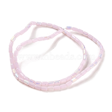 Frosted Imitation Jade Glass Beads Strands(GLAA-P058-07A-02)-2