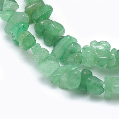 Natürlichen grünen Aventurin Perlen Stränge(G-P332-09B)-2
