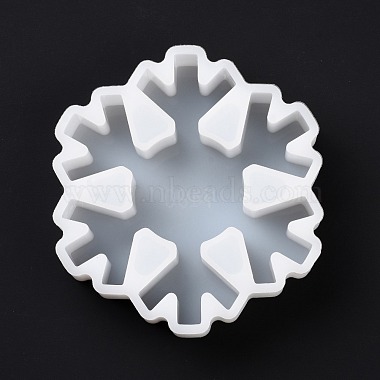 Moldes de silicona de calidad alimentaria para velas en forma de copo de nieve(DIY-L067-F02)-3
