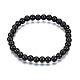201 bracelet extensible en perles rondes en acier inoxydable pour homme femme(BJEW-N017-163B-03)-1