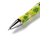 Clover Pattern Plastic Beadable Pens(AJEW-P115-01A)-3