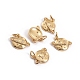 Brass Micro Pave Clear Cubic Zirconia Universe Space Charms(ZIRC-L091-042G)-1