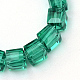 Transparent Glass Bead Strands(X-GLAA-R167-4x4-01D)-2