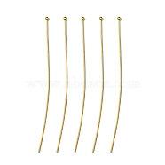Brass Ball Head pins, Golden, 70x0.6mm, 22 Gauge, Head: 1. 5mm(RP0.6x70mm-G)