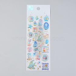 Epoxy Resin Sticker, for Scrapbooking, Travel Diary Craft, Mixed Patterns, 0.4~2.75x0.4~2.6cm(DIY-B009-06E)