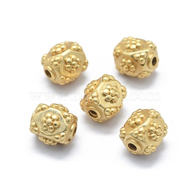Golden Rectangle Brass Beads