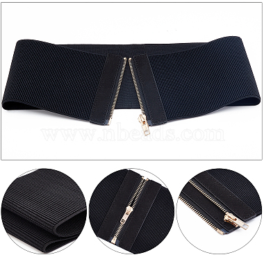 PU Leather Wide Elastic Corset Belts(AJEW-WH0248-16C)-4