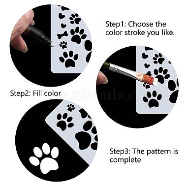 PET Plastic Drawing Painting Stencils Templates(DIY-WH0244-162)-4