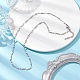 304 Stainless Steel Oval link Chain Necklaces(NJEW-JN04745)-2