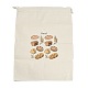 Cotton Cloth Bread Print Pouches(ABAG-A012-01E)-1