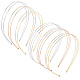 6Pcs 6 Style Alloy Double Hair Band Findings(AJEW-FH0002-83)-1