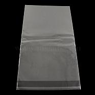 Rectangle OPP Cellophane Bags, Clear, 47x20cm, Unilateral Thickness: 0.035mm, Inner Measure: 43x19cm(OPC-R012-129)