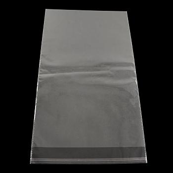 Rectangle OPP Cellophane Bags, Clear, 47x20cm, Unilateral Thickness: 0.035mm, Inner Measure: 43x19cm