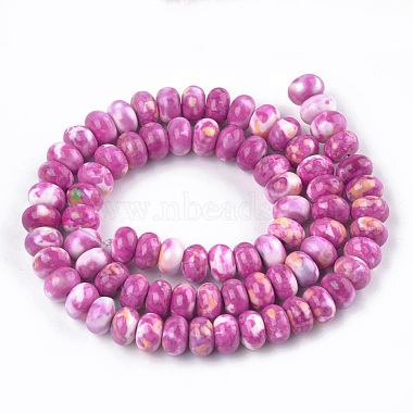 Synthetic Ocean White Jade Beads Strands(TURQ-T002-01D)-2