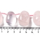 Natural Rose Quartz Beads Strands(G-P528-E05-01)-4