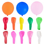 Latex Balloon, Party Decoration, Mixed Color, 120x65x0.5mm(DIY-TAC0025-33C-02)