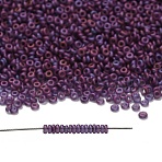 TOHO 11/0 Demi Round Beads, Japanese Seed Beads, (625F) Raspberry Matte Luster, 2.20x0.90mm,Hole:0.80mm(X-SEED-DR11-0625F)