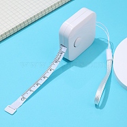 ABS Tape Measure, Soft Retractable Sewing Tape Measure, for Body, Sewing, Tailor, Cloth, White, 1500mm(PW23092674791)