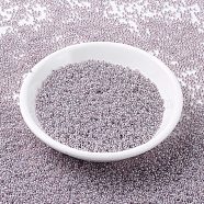 MIYUKI Round Rocailles Beads, Japanese Seed Beads, (RR546) Dusty Mauve Ceylon, 11/0, 2x1.3mm, Hole: 0.8mm, about 5500pcs/50g(SEED-X0054-RR0546)