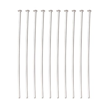 Jewelry Tools and Equipment Decorative Stainless Steel Flat Head Pins, Stainless Steel Flat Head Pins, 30x0.6mm, 22 Gauge, Head: 1mm