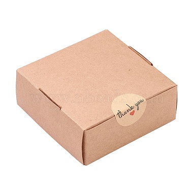 Square Kraft Paper Gift Storage Boxes(CON-CJ0001-14)-6
