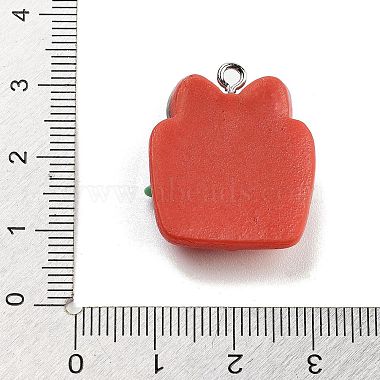 pendentifs en résine opaque sur le thème de noël(RESI-F054-A03)-3