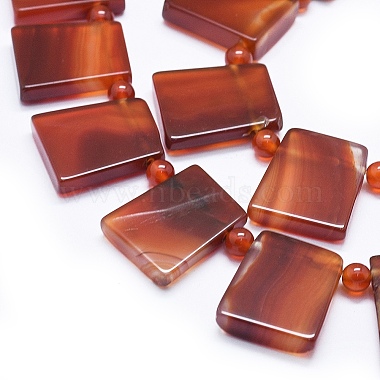 Natural Red Agate Beads Strands(G-I245-38)-3