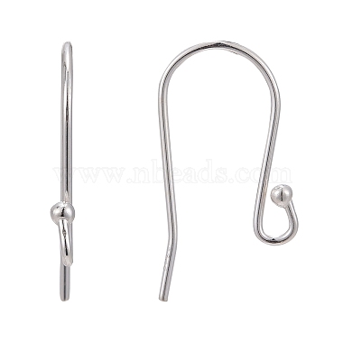 925 Sterling Silver Earring Hooks(STER-G011-18)-2