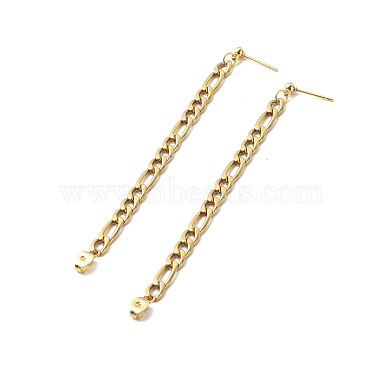 Chain Shape Dangle Stud Earring for Girl Women(EJEW-JE04617)-8