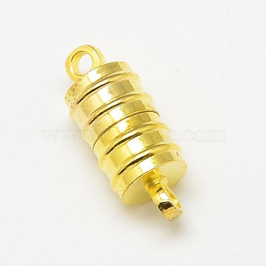 Brass Magnetic Clasps with Loops(KK-MC028-G)-2