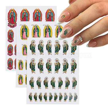 9 Sheets 3 Style Nail Art Stickers(MRMJ-HY0002-29)-3