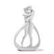 figurine de couple en résine pour la Saint-Valentin(AJEW-E057-02A)-2