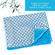 Fishscale Pattern Polyester Fabrics(DIY-WH0304-508B)-2