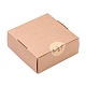 boîtes de rangement cadeaux carrées en papier kraft(CON-CJ0001-14)-6