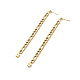 Chain Shape Dangle Stud Earring for Girl Women(EJEW-JE04617)-8