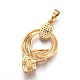 (Jewelry Parties Factory Sale)Brass Micro Pave Cubic Zirconia Jewelry Sets(SJEW-F189-08G)-3