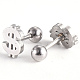 Tarnish Resistant 201 Stainless Steel Barbell Cartilage Earrings(EJEW-R147-27)-3