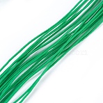Round Elastic Cord, Sea Green, 0.8mm, about 24.05 yards(22m)/bundle(EW-WH0008-13)