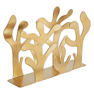 201 Stainless Steel Napkin Holder, Home Decorations, Tree, Golden, 40x120x87mm(AJEW-WH0251-92)