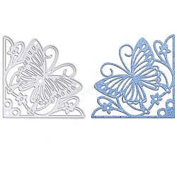 Carbon Steel Cutting Dies Stencils, for DIY Scrapbooking/Photo Album, Decorative Embossing DIY Paper Card, Butterfly Pattern, Matte Platinum Color, 75x75mm(DIY-WH0170-072)